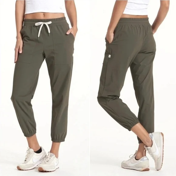 Vuori Women's Miles Olive Jogger Pants Size Meduim - Picture 1 of 16
